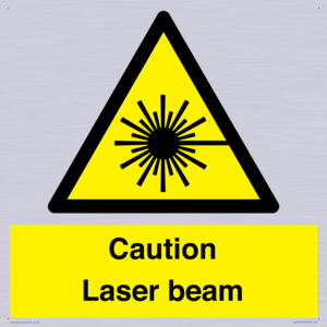 Caution Laser beam